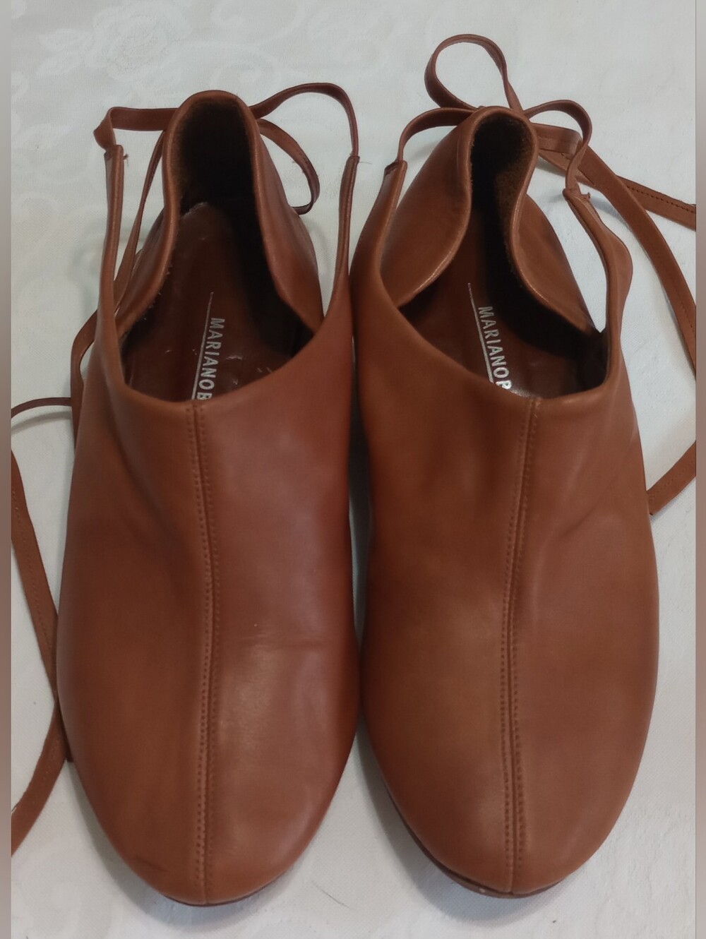 Mariano Bress Leather Ankle-Tie Shoes